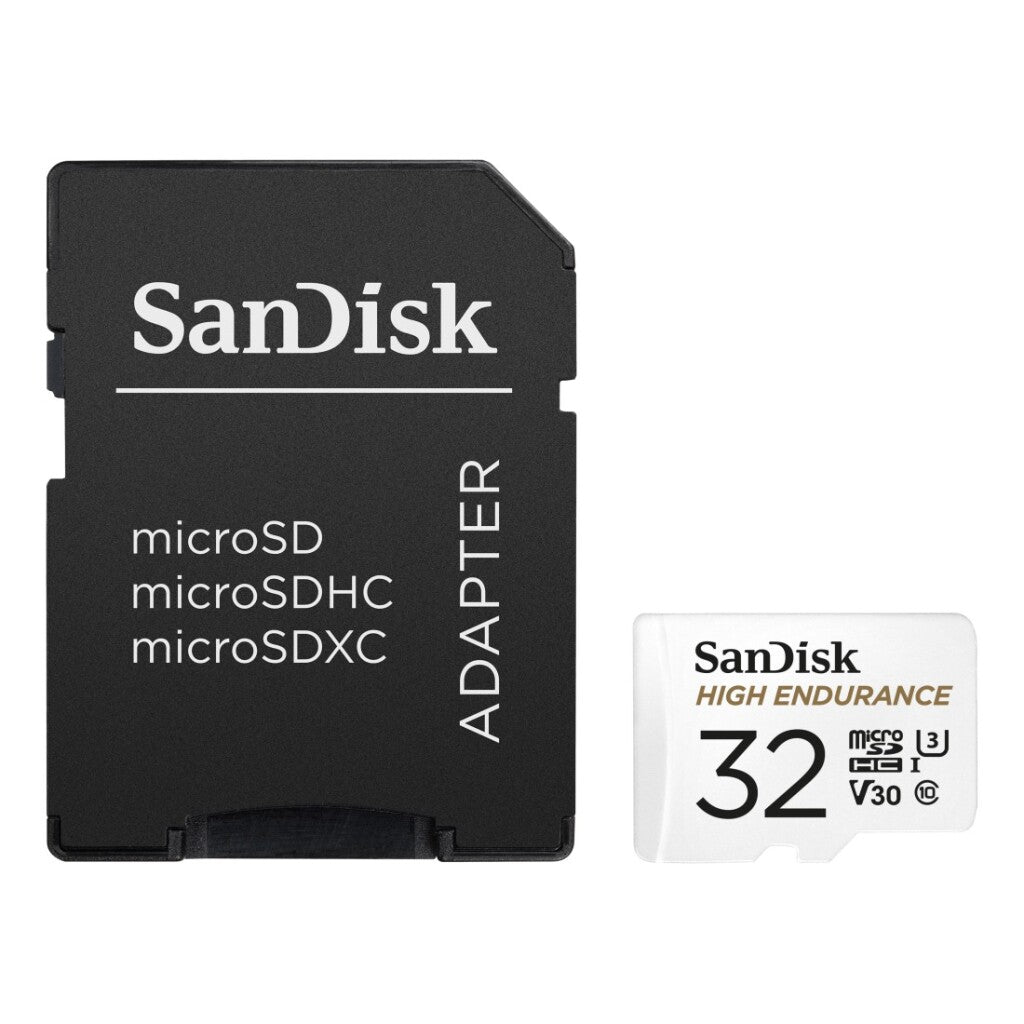 Sandisk Microsdhc High Endurance 32Gb Incl Sd Adapter