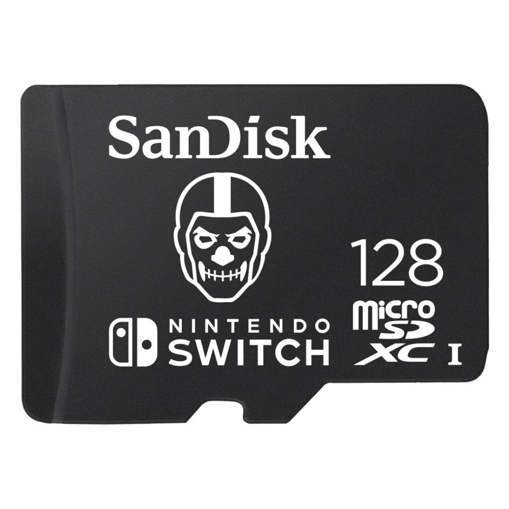 Sandisk Microsdxc Extreme Gaming 128Gb Nintendo Licensed Fortnite Skull Trooper