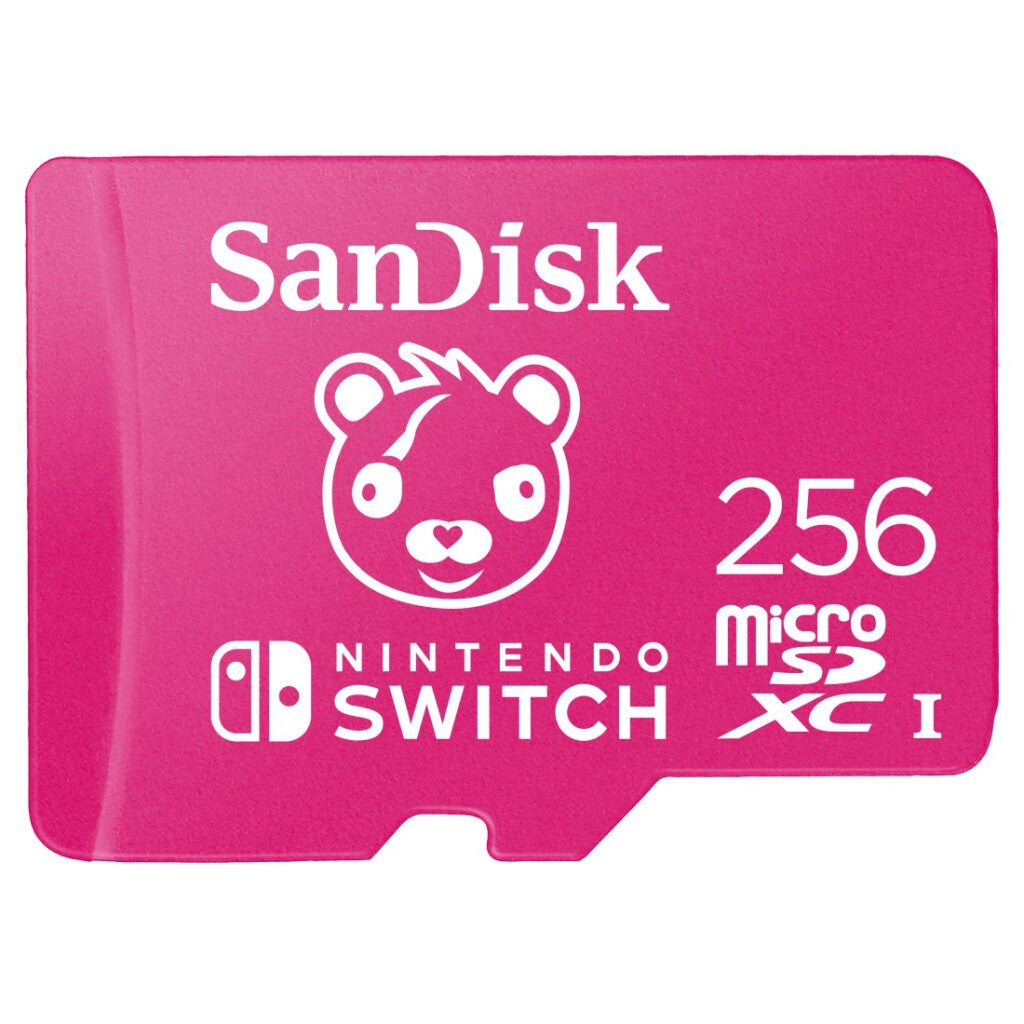 Sandisk Microsdxc Extreme Gaming 256Gb Nintendo Licensed Fortnite Cuddle Team
