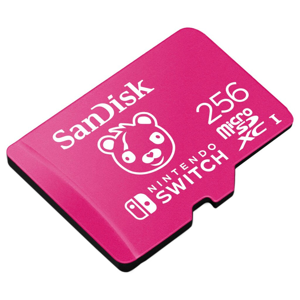 Sandisk Microsdxc Extreme Gaming 256Gb Nintendo Licensed Fortnite Cuddle Team