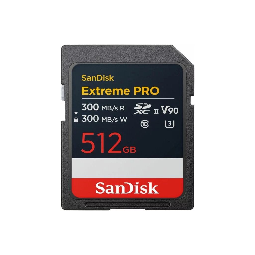 Sandisk Extreme Pro Sd Uhs-Ii Geheugenkaart 512Gb 300Mb/S