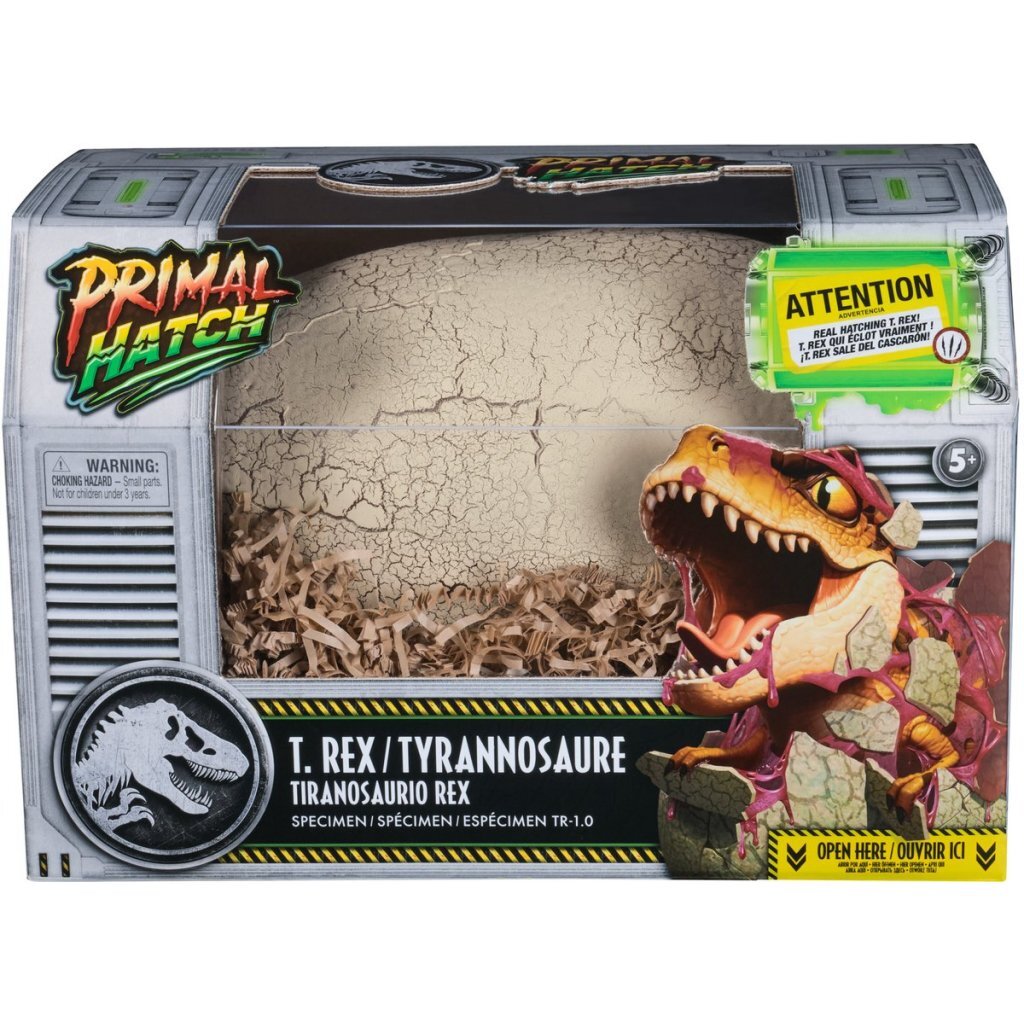 Overige Merken Primal Hatch Jurassic World Interactive Hatching Dino + Licht En Geluid