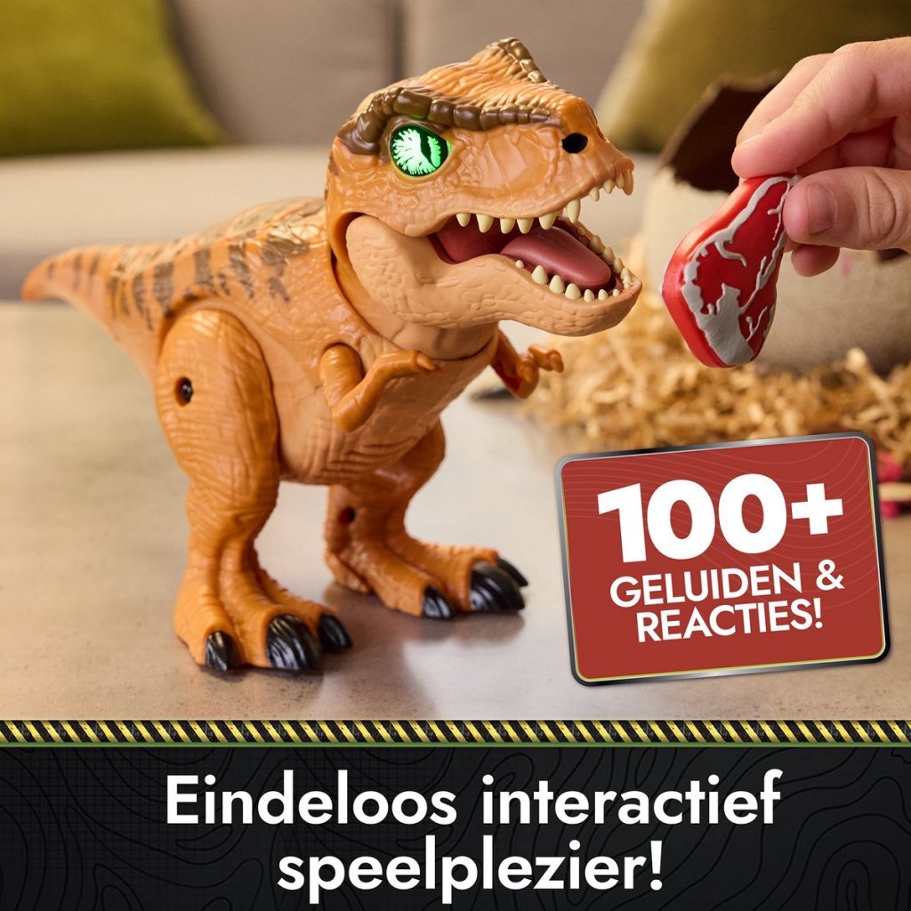 Overige Merken Primal Hatch Jurassic World Interactive Hatching Dino + Licht En Geluid