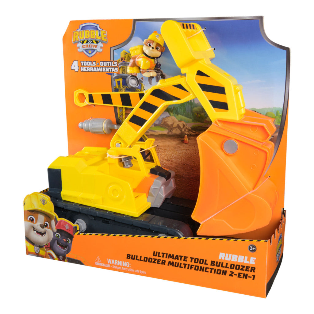 Paw Patrol Rubble And Crew Rubble Deluxe Vehicle