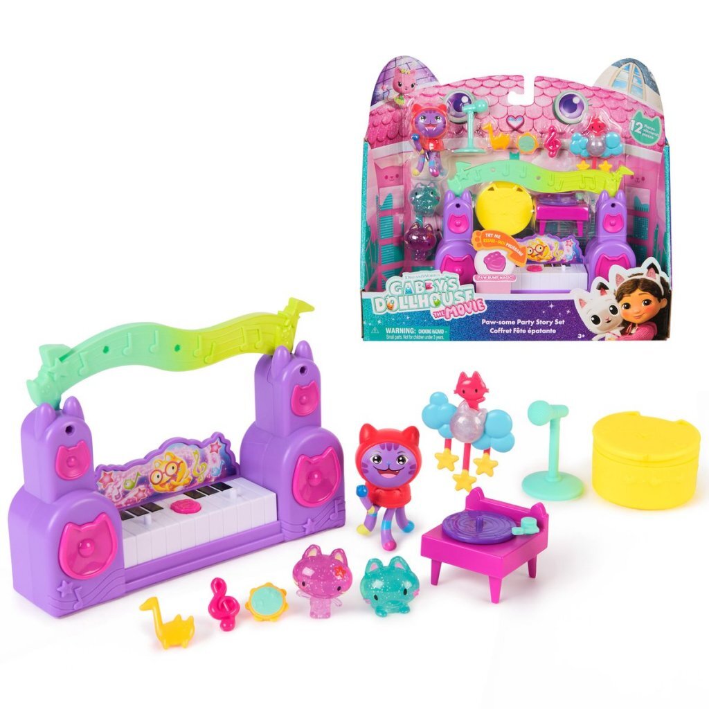 Gabby's Dollhouse Gabby'S Dollhouse The Movie Dj Kattenkruid Muziek Speelset