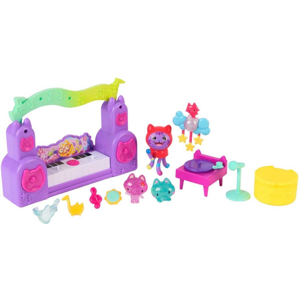 Gabby's Dollhouse Gabby'S Dollhouse The Movie Dj Kattenkruid Muziek Speelset