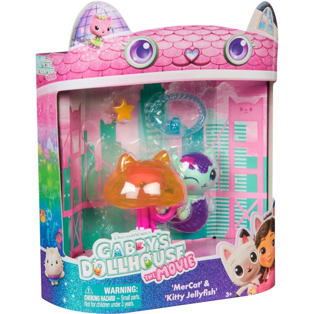 Gabby's Dollhouse Gabby'S Dollhouse The Movie Meerminkat &Amp; Kitty Kwalletje