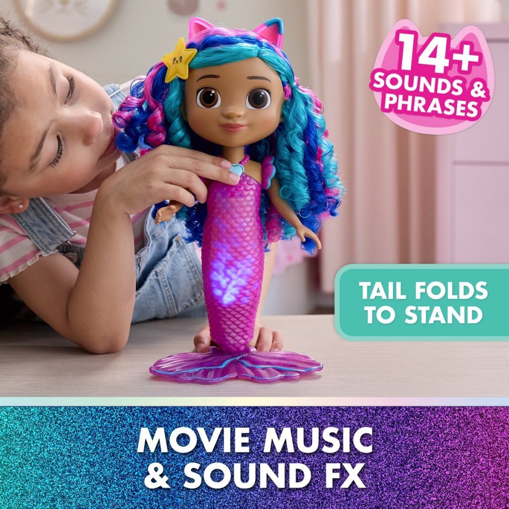 Gabby's Dollhouse Gabby'S Dollhouse The Movie Gabby Meermin Pop + Licht En Geluid