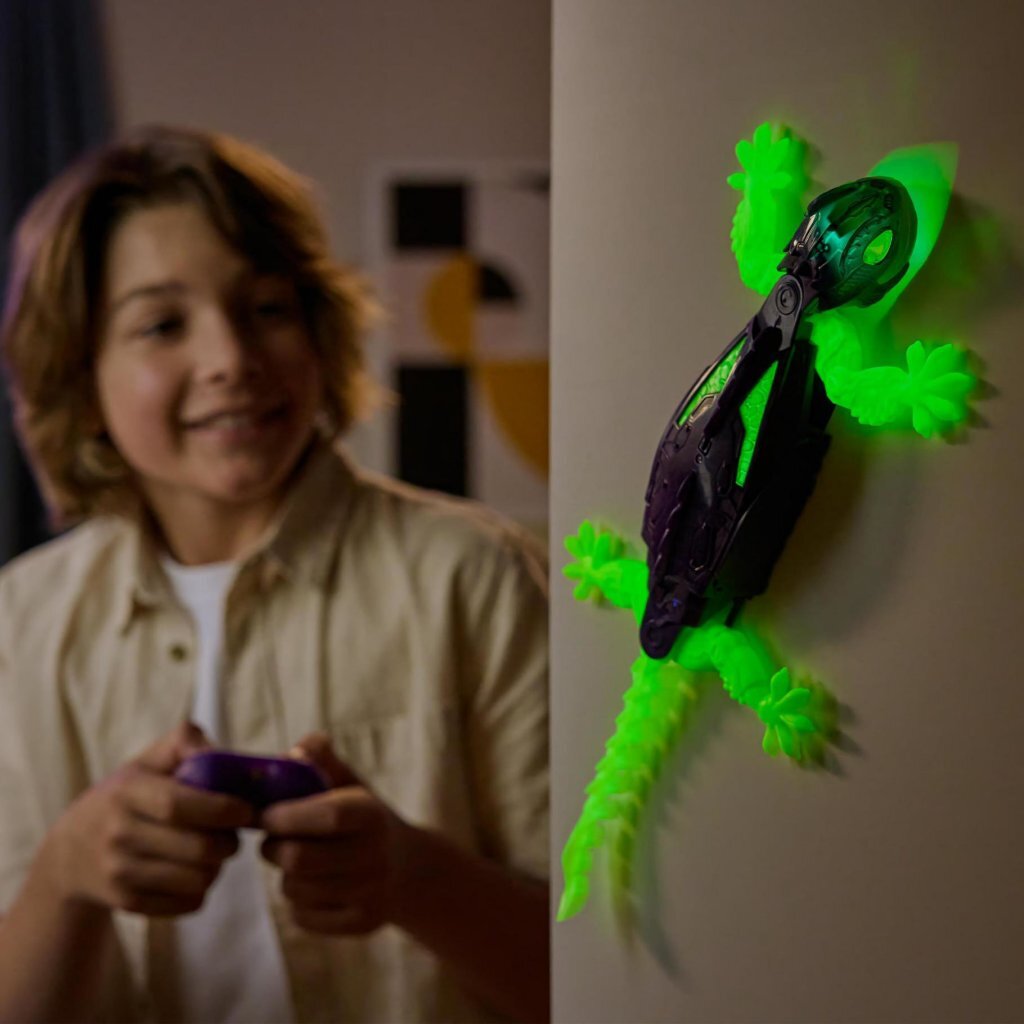 Overige Merken Hex Bots Wall Crawler Gecko Glow In The Dark + Licht