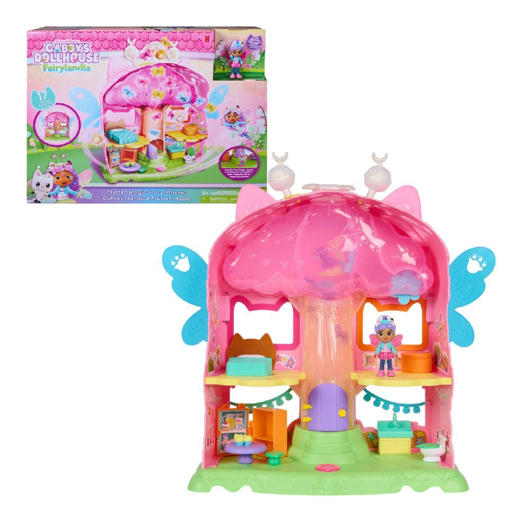Gabby's Dollhouse Fairylandia Magic Fairy House