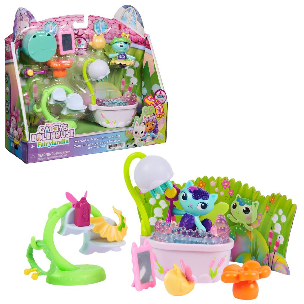 Gabby's Dollhouse Fairylandia Mercat Bathroom