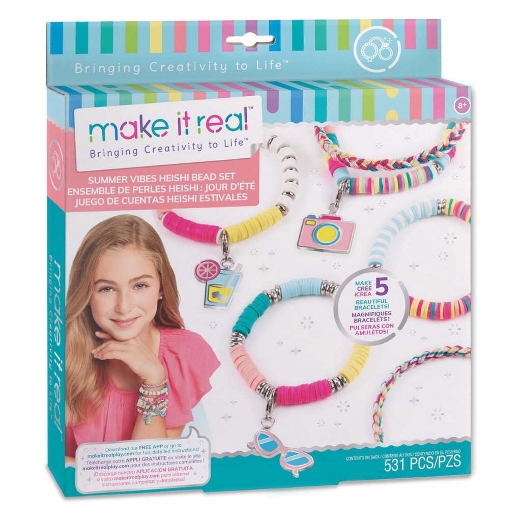 Overige Merken Make It Real Summer Vibes Heishi Kralen Armbandjes Maken
