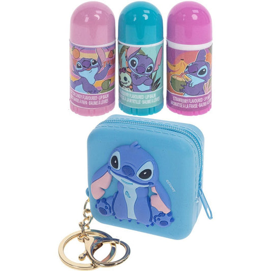 Disney Stitch Sleutelhanger Tasje Met Lipbalsem