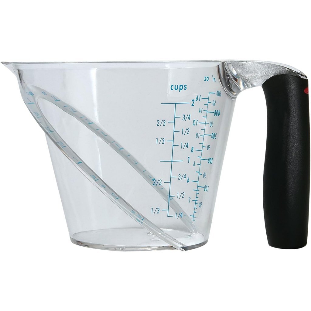Overige Merken Oxo Softworks Maatkan 0.5L Transparant/Zwart