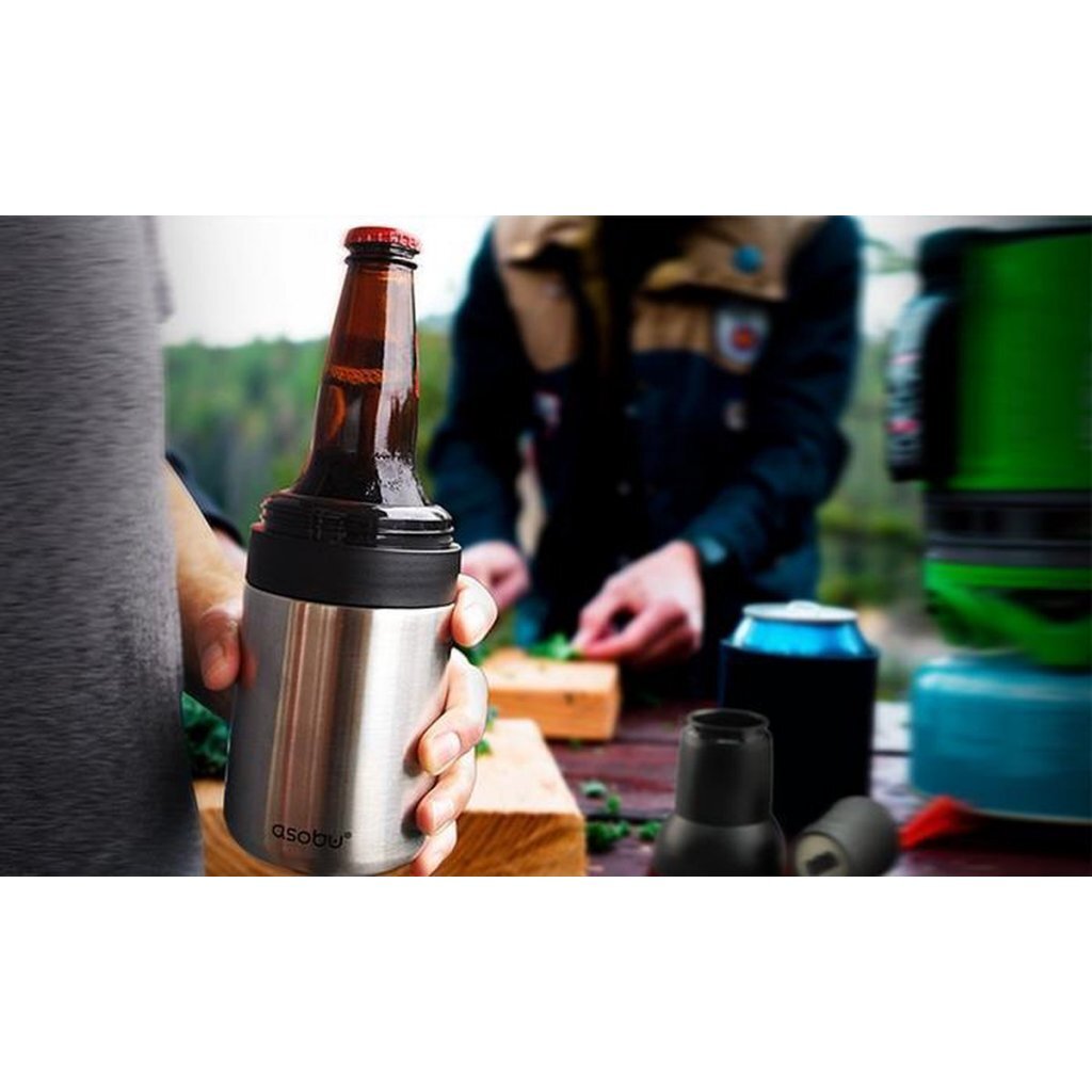 Overige Merken Asobu Fresh And Go Thermosbeker 0.33L Zwart/Rvs