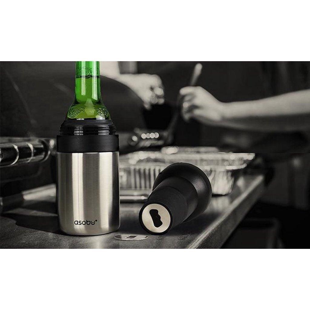 Overige Merken Asobu Fresh And Go Thermosbeker 0.33L Zwart/Rvs