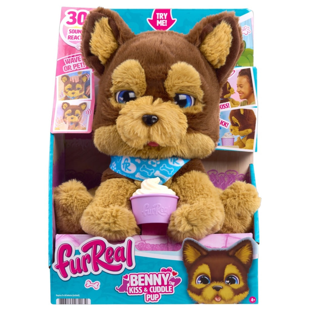 Furreal Friends Benny The Kiss &Amp; Cuddle Pup + Geluid
