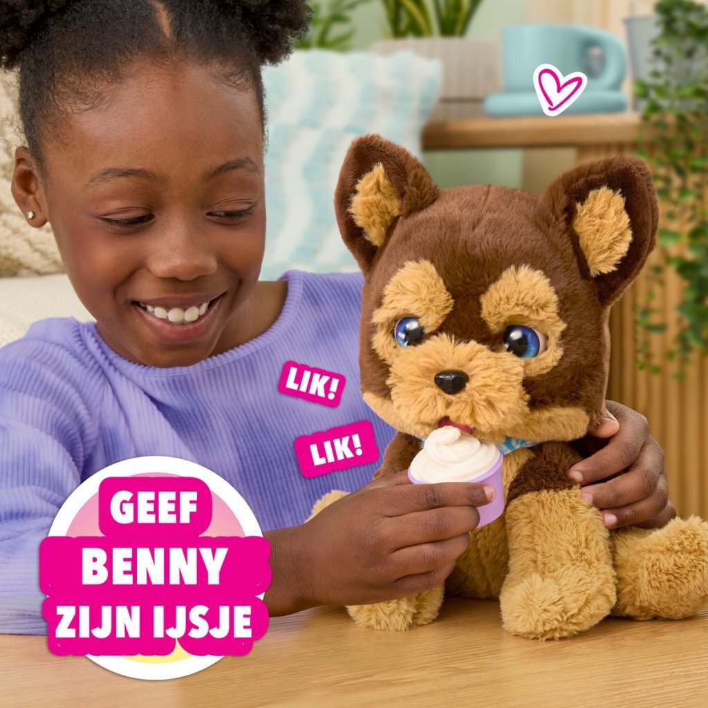 Furreal Friends Benny The Kiss &Amp; Cuddle Pup + Geluid