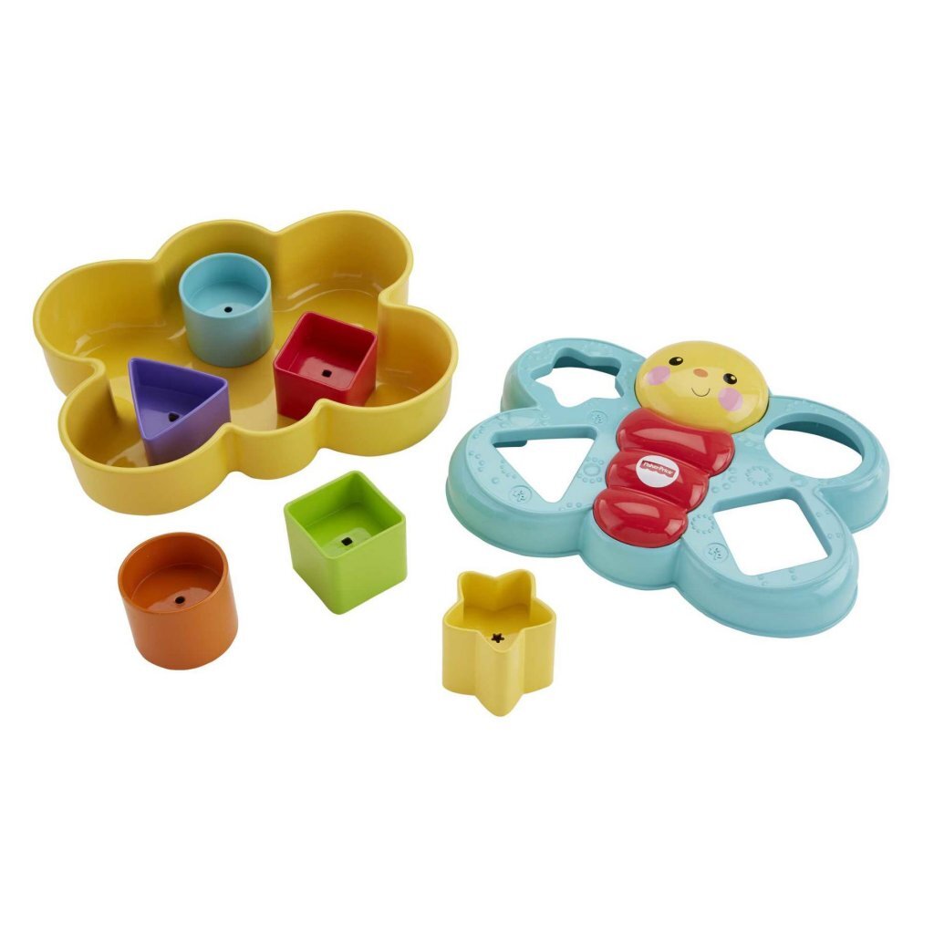 Fisher Price Vlinder Vormensorteerder + 6 Blokjes