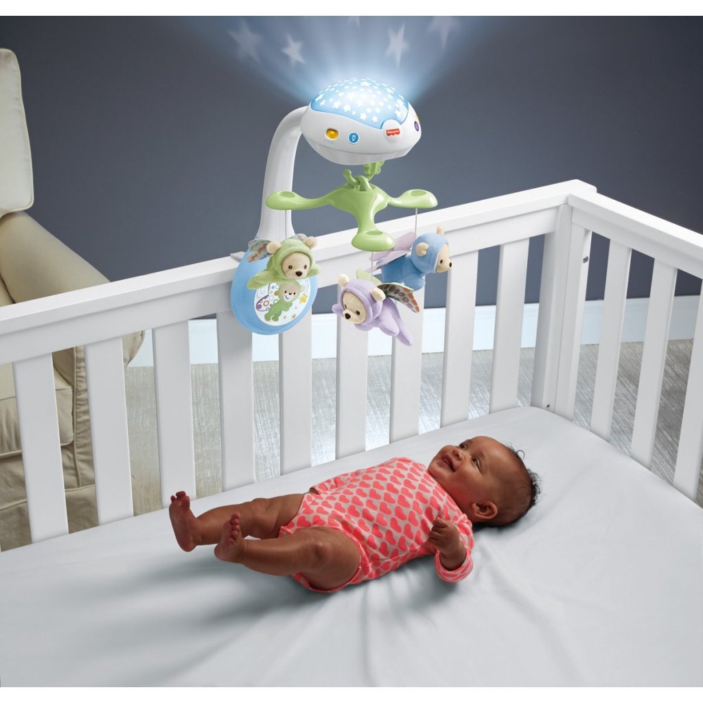 Fisher Price Vlinderdromen 3In1 Projectormobiel + Geluid