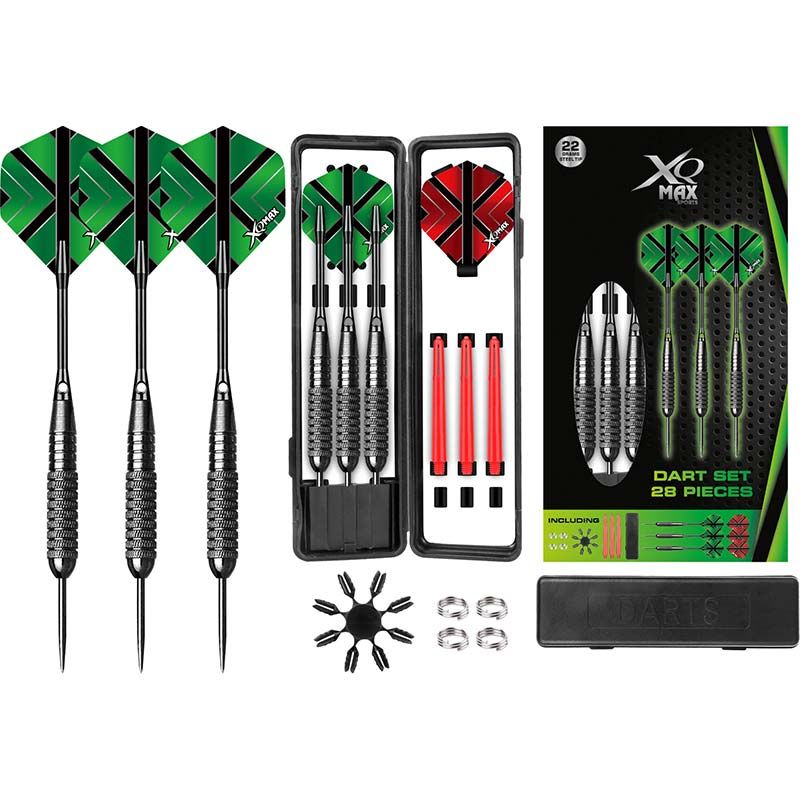 Xq Max Dartset - 3X 22 Gram Steeltip - 28Pcs