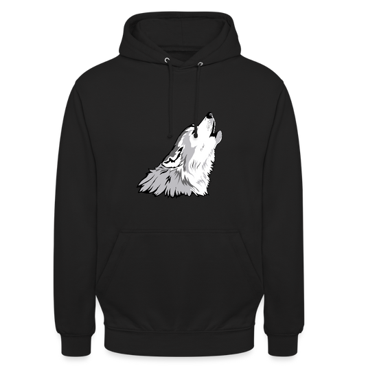 Hoodie unisex - zwart