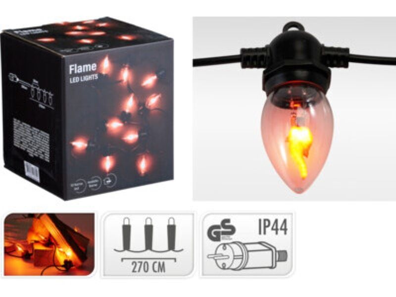Vlamverlichting 10 Lamps