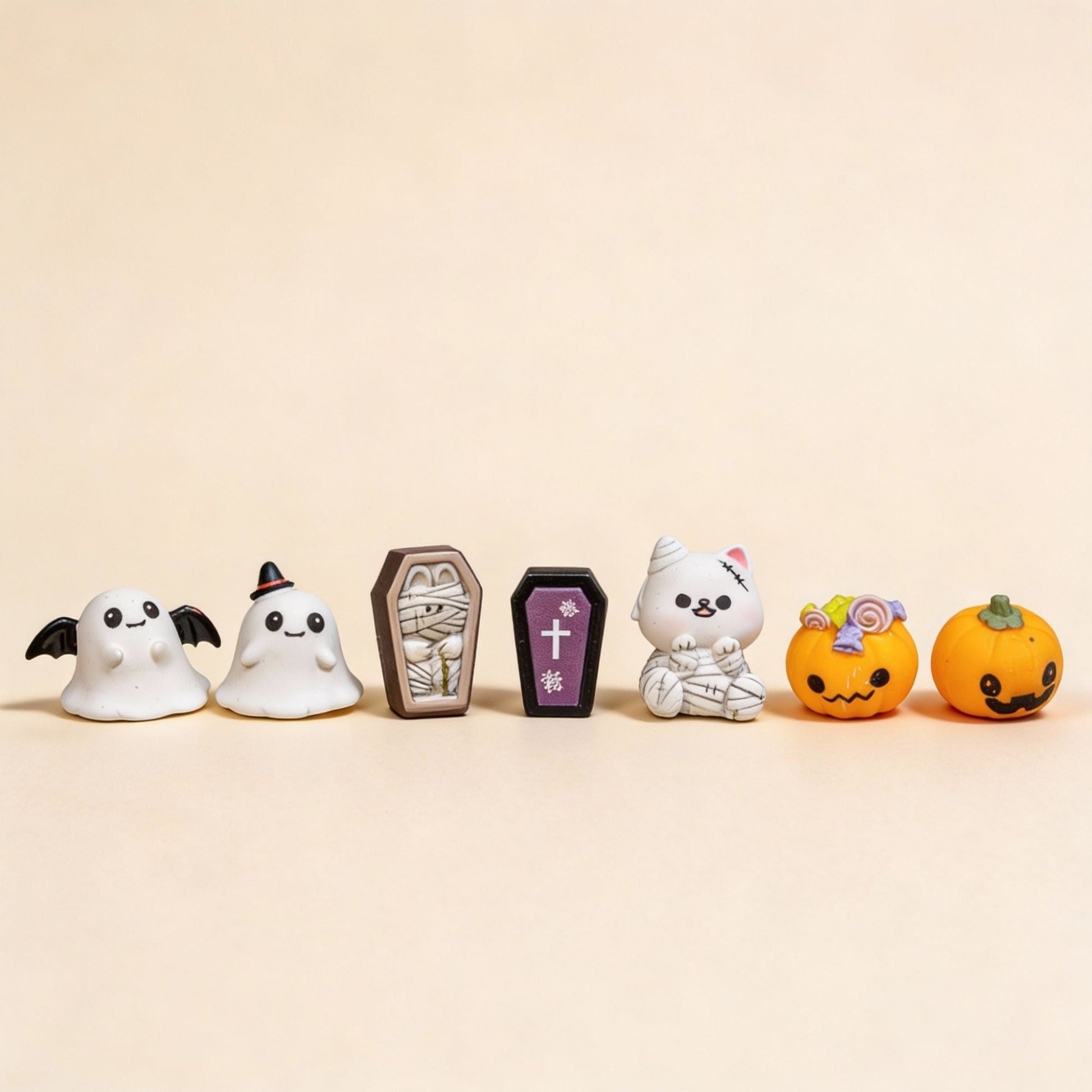 Horror House - Decorative Mini Figures - Halloween - 7 Pcs - ↑ 1 - 3 Cm