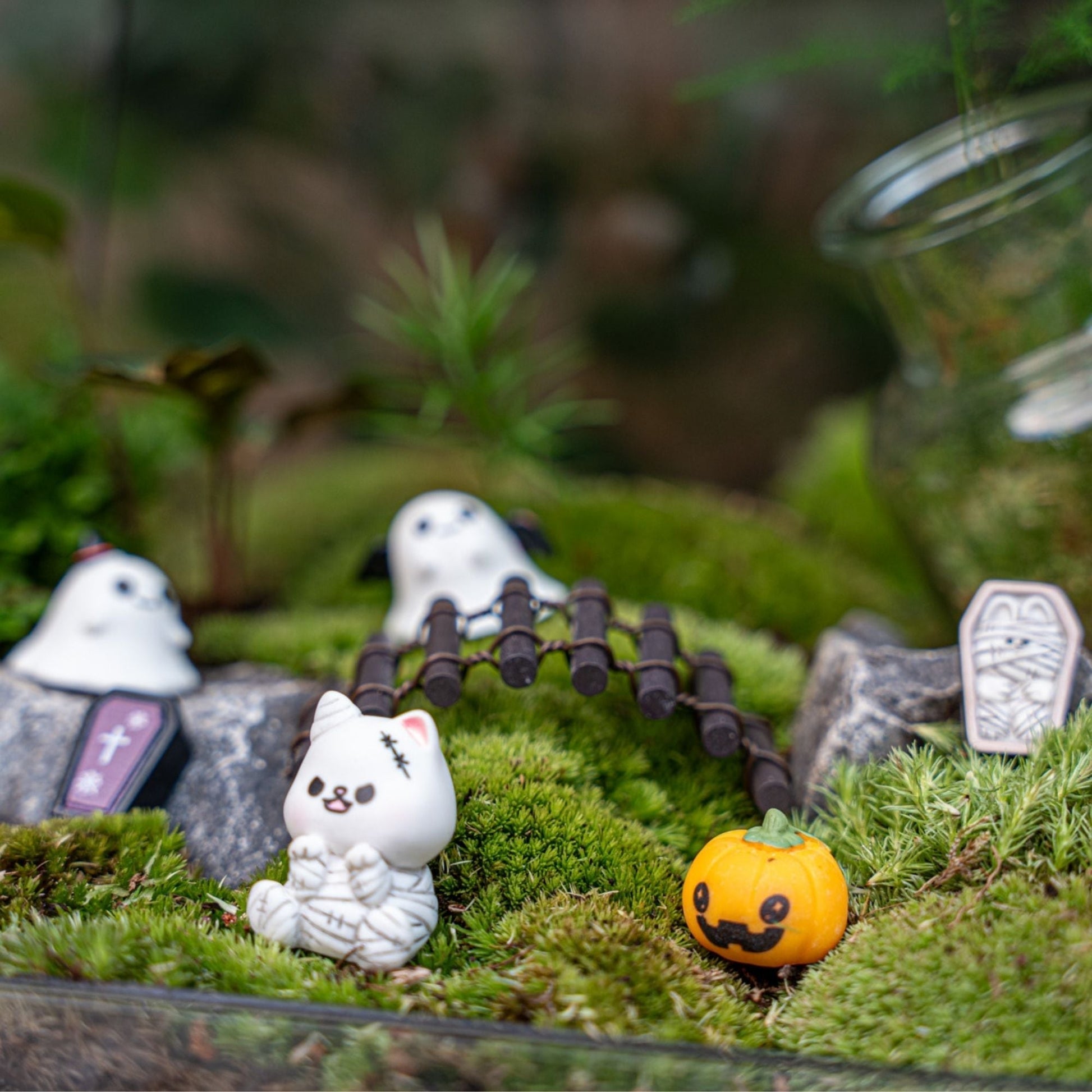 Horror House - Decorative Mini Figures - Halloween - 7 Pcs - ↑ 1 - 3 Cm