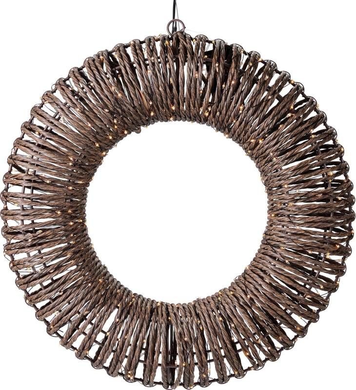 Verlichte Kerstkrans - 38 Cm - 400 Led