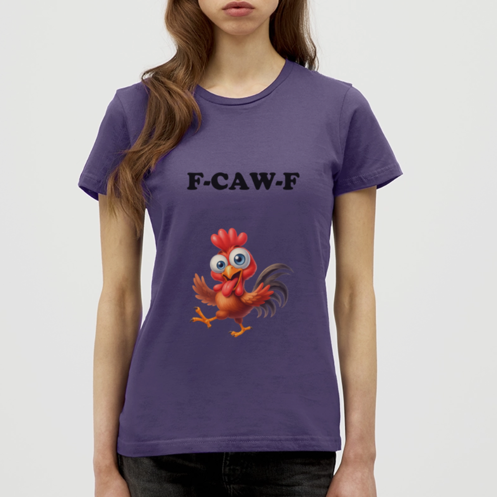 Vrouwen T-shirt - donker paars