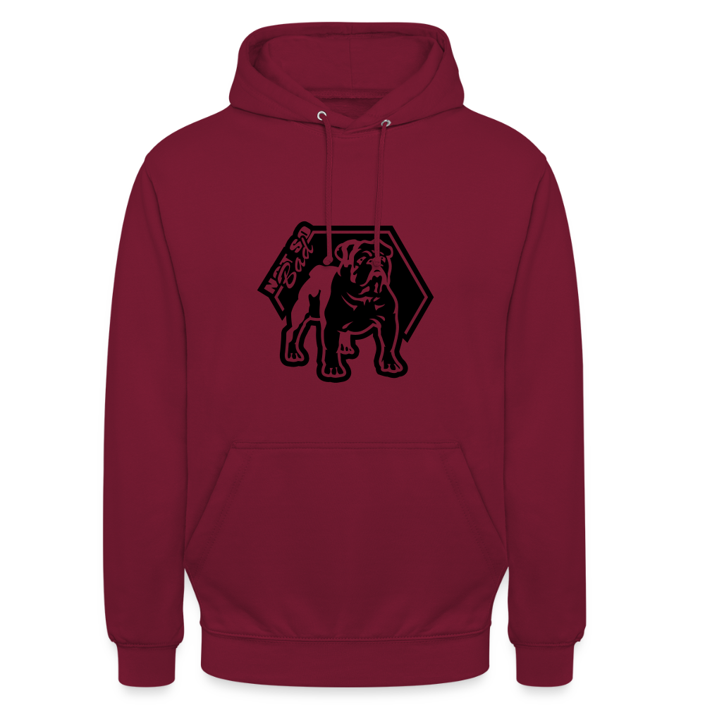 Hoodie unisex - bordeaux