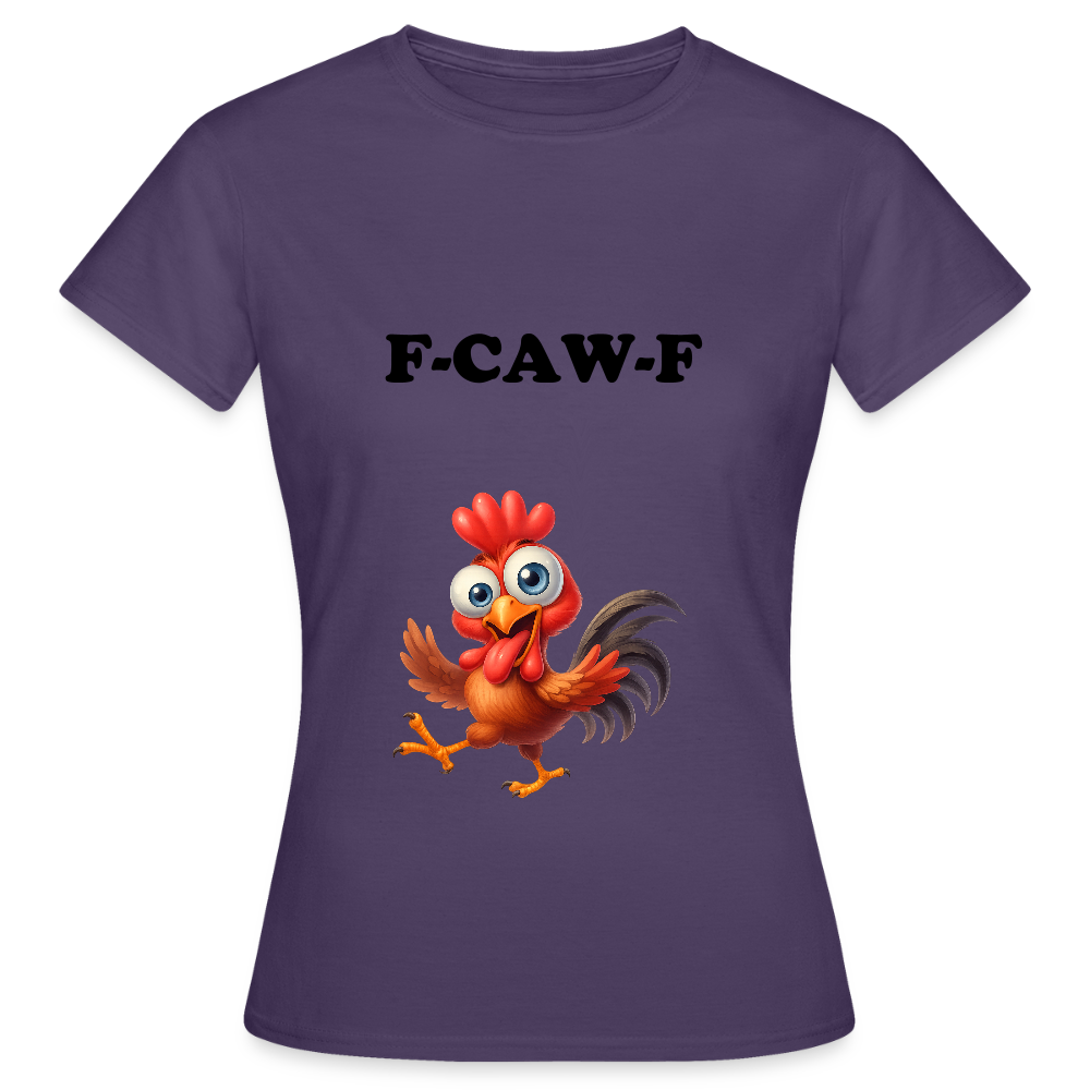 Vrouwen T-shirt - donker paars