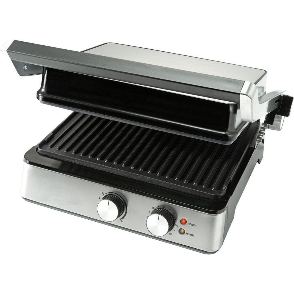 Bourgini Pure Contact Grill Rvs/Zwart