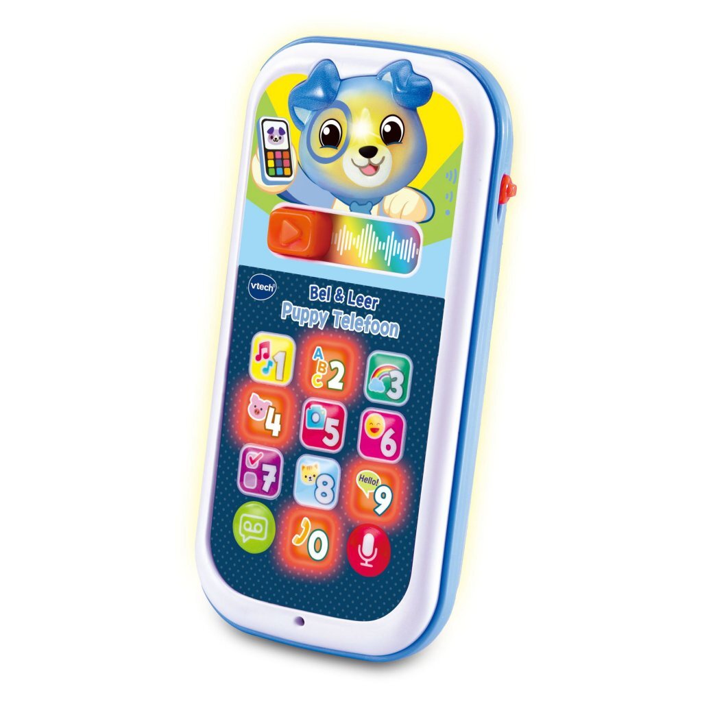 Vtech Baby Bel En Leer Puppytelefoon + Licht En Geluid