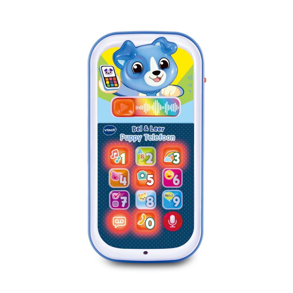 Vtech Baby Bel En Leer Puppytelefoon + Licht En Geluid