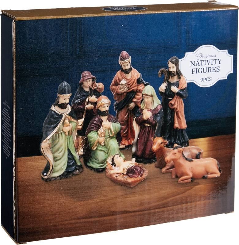 Kerststal Figuren - 9 Stuks - 8 Cm