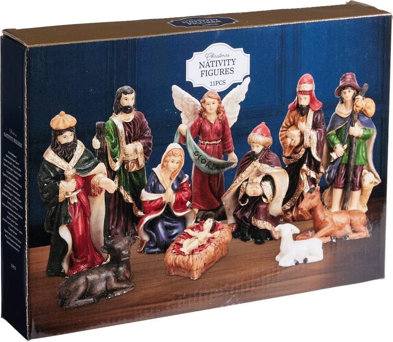 Kerststal Figuren - 11 Stuks - 10 Cm