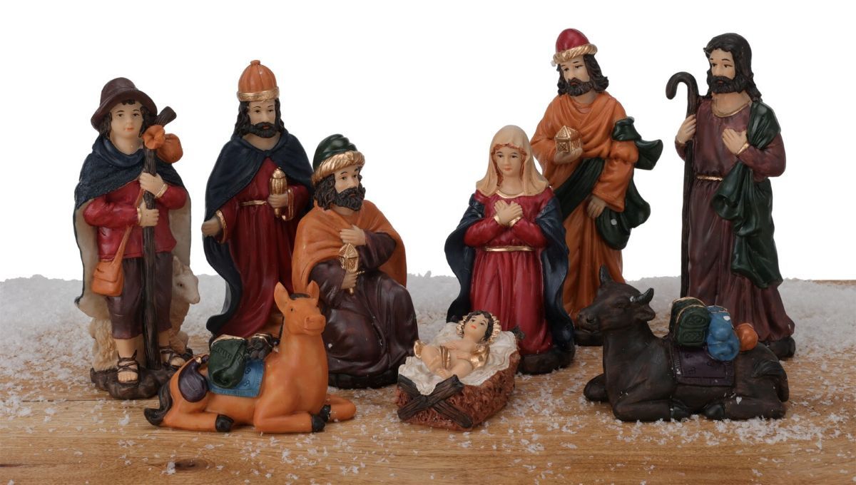 Kerststal Figuren - 9 Stuks - 15 Cm