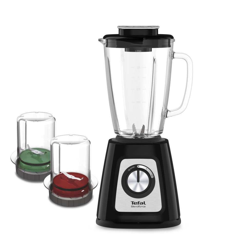 Tefal Bl4388 Blender 1.25L 800W Zwart