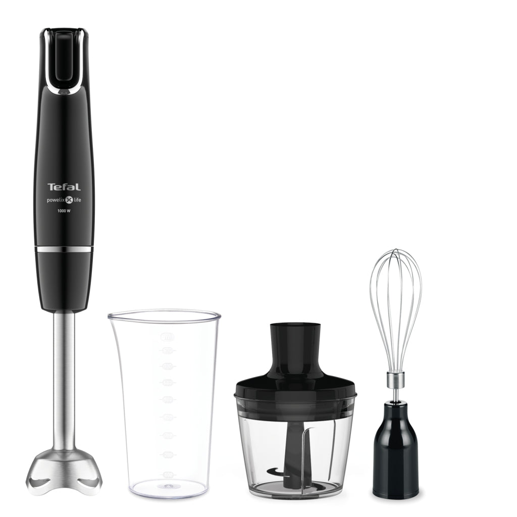 Tefal Hb9438 Infinyforce Staafmixer Zwart/Rvs
