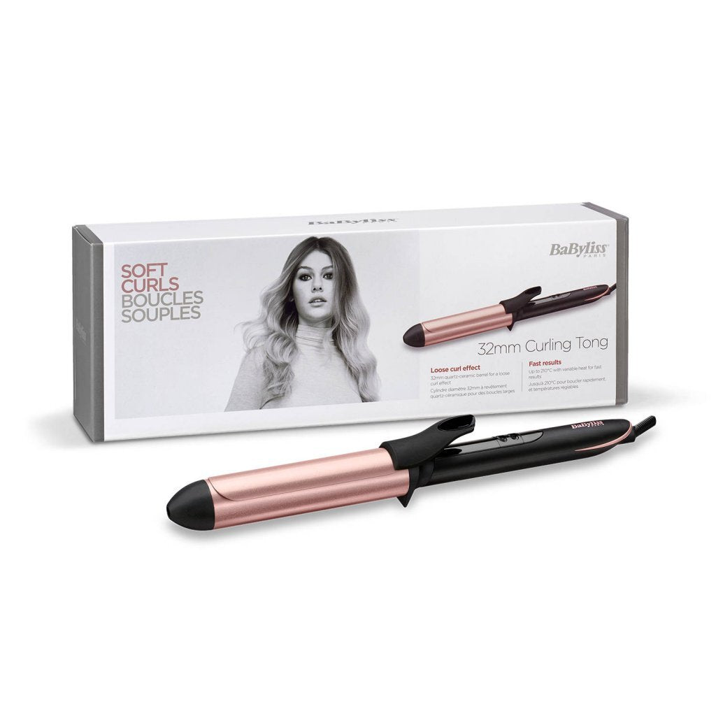 Babyliss C452E Krultang 32 Mm Roségoud/Zwart