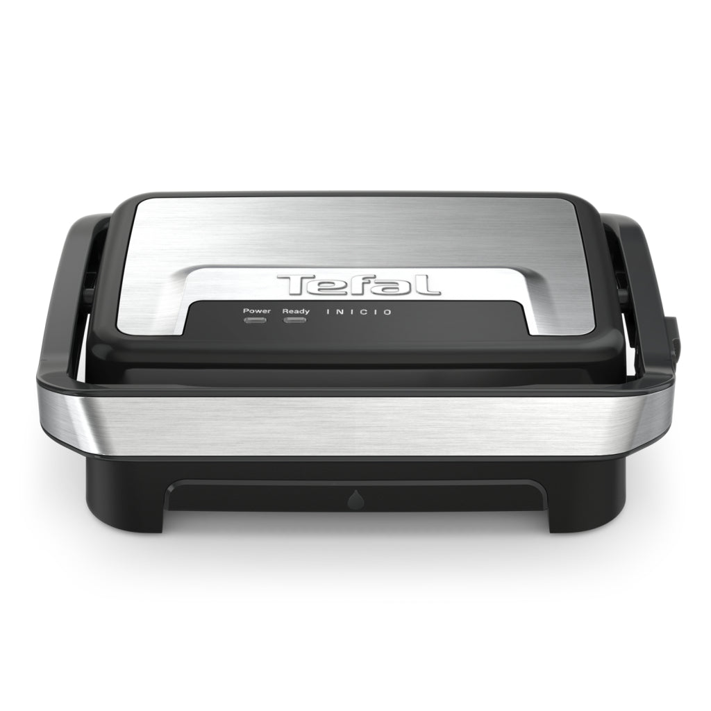 Tefal Gc270D Inicio Compact Contactgrill Zwart/Rvs
