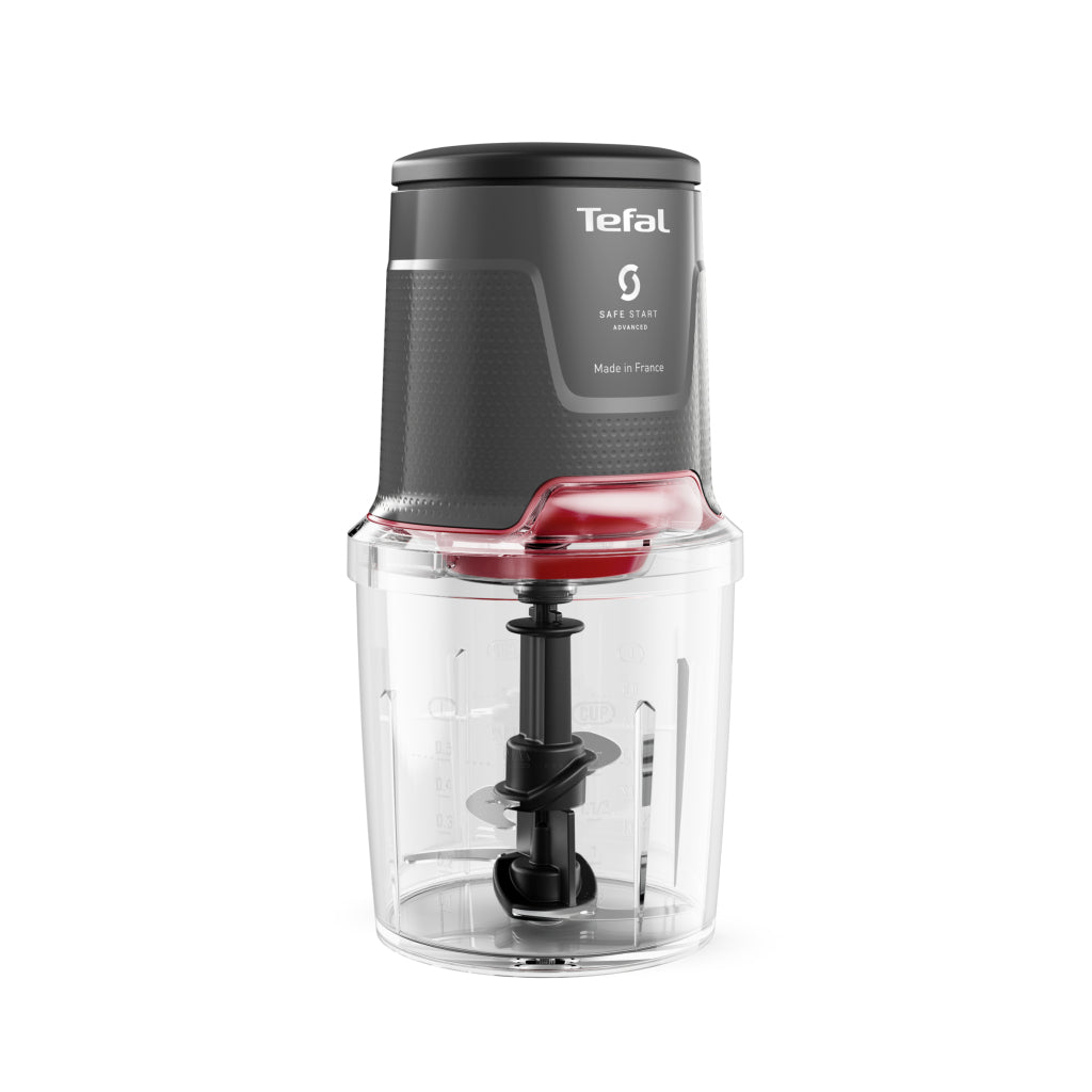 Tefal Mq740H Hakmachine Zwart/Transparant