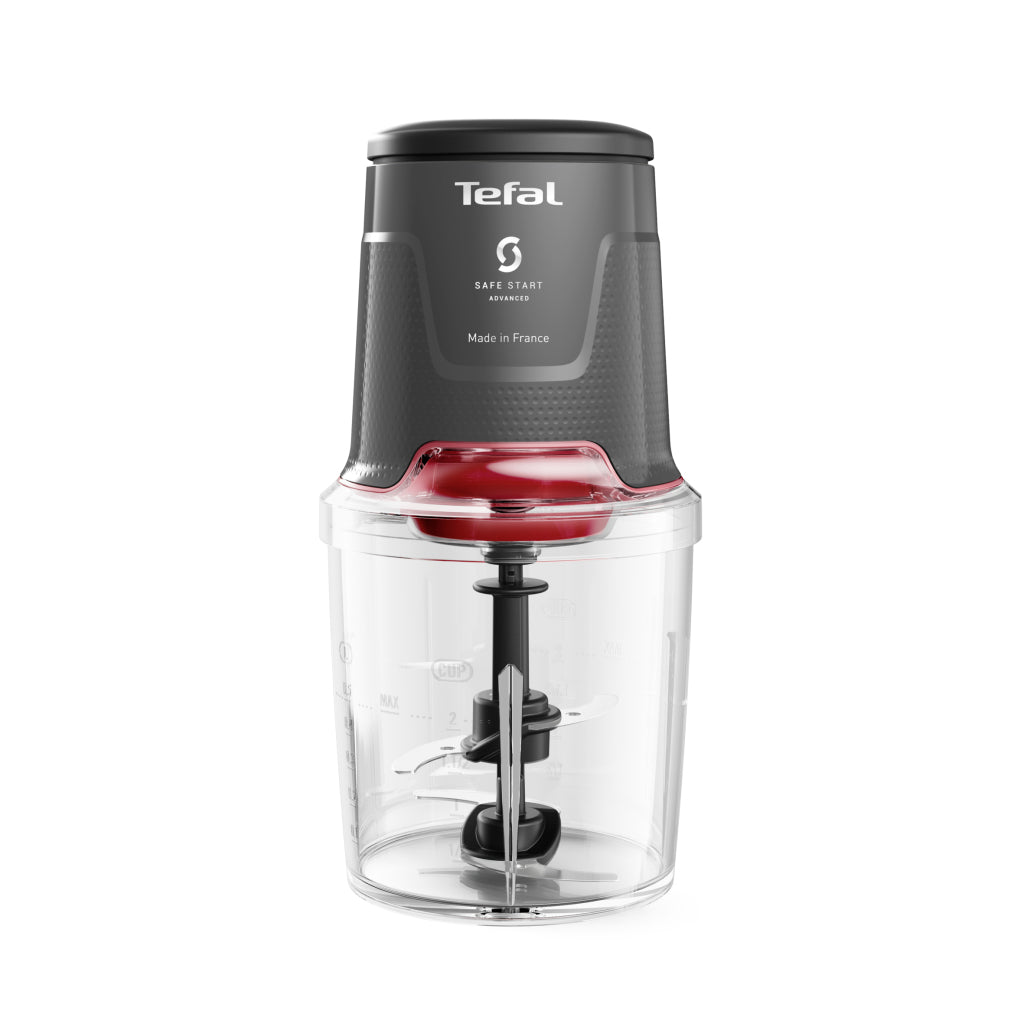 Tefal Mq740H Hakmachine Zwart/Transparant