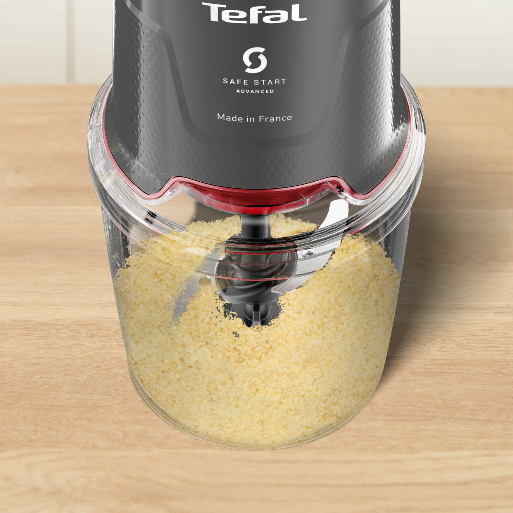 Tefal Mq740H Hakmachine Zwart/Transparant