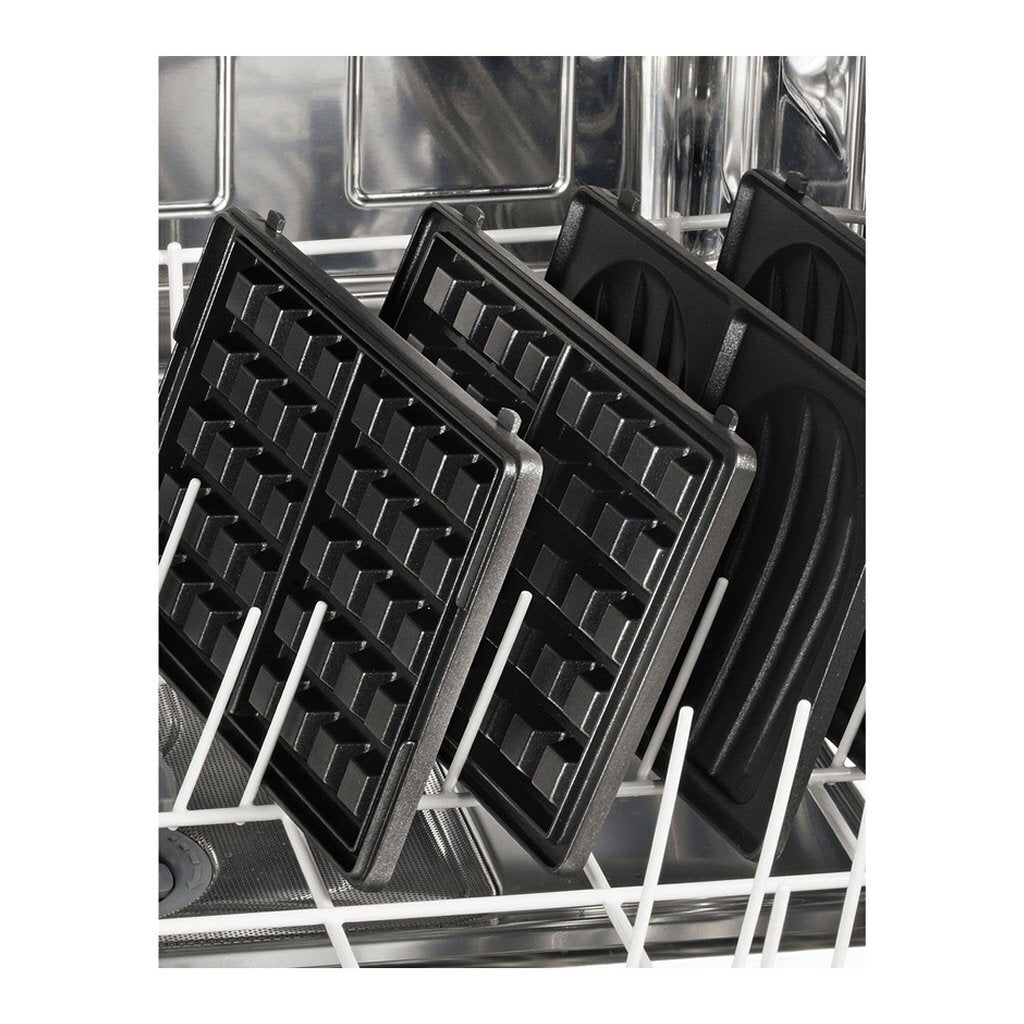 Tefal Sw852D Snack Collection Wafelijzer Zwart/Rvs