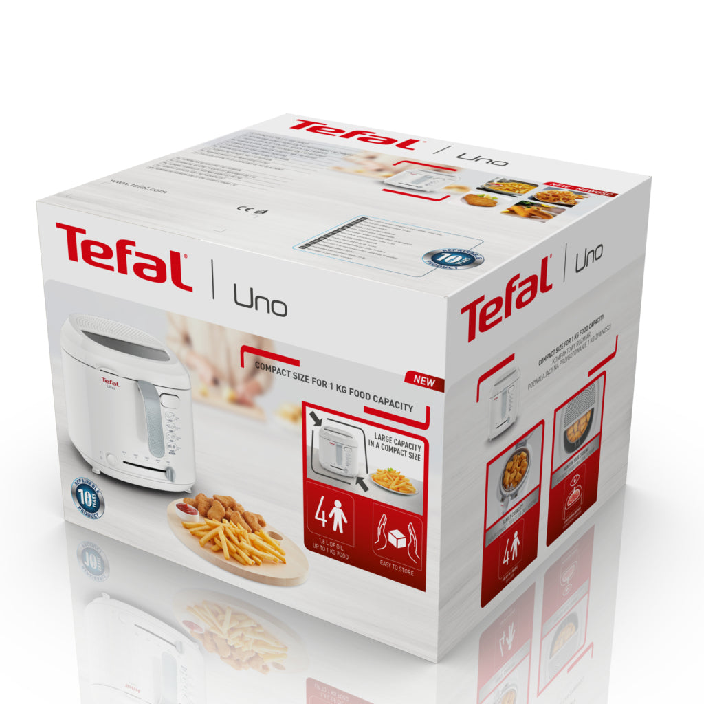 Tefal Ff2031 Uno M Friteuse 1.8L 1600W Wit