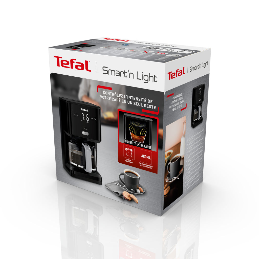 Tefal Cm6008 Smart'nlight Koffiezetapparaat Zwart