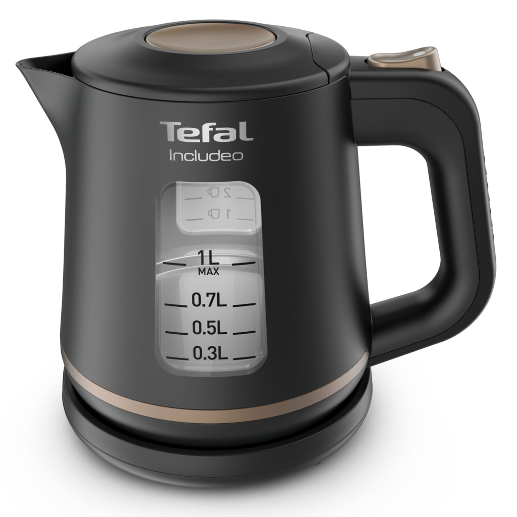 Tefal Ki5338 Includeo Waterkoker 1L 1800W Zwart